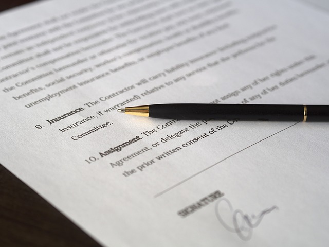podepsaná dohoda